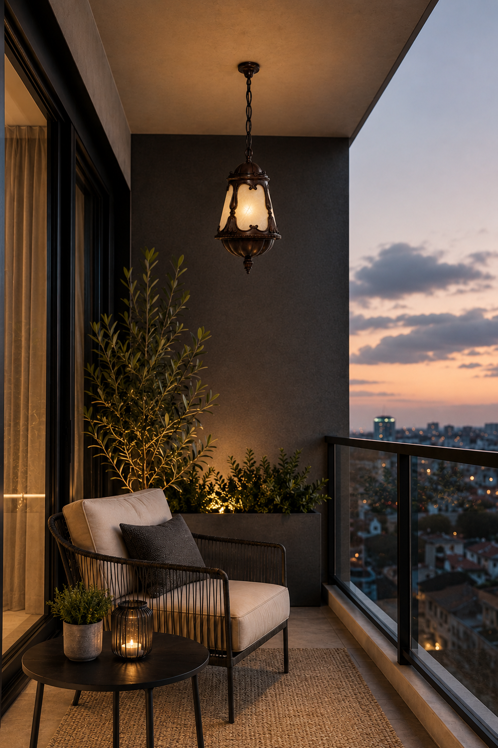 ჭაღი 1022M/H CF 24X24X28  (სპილენძისფერი)